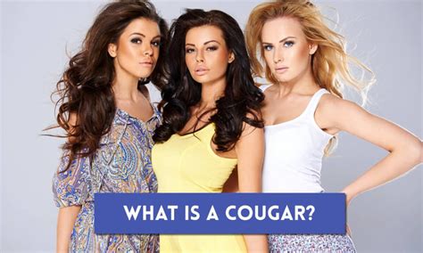 what is the definition of a cougar|meaning of cougar woman.